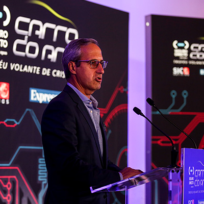 Palco do evento Seguro Directo Carro do Ano 2022 / Trofeu Volante de Cirstal