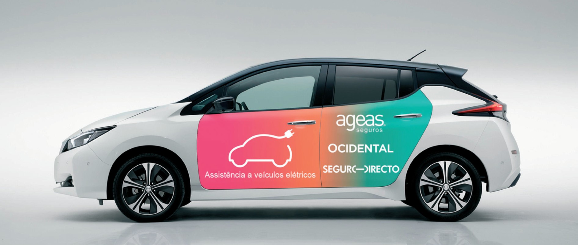 Viatura Grupo Ageas Portugal dedicada à Assistência de Veículos Elétricos