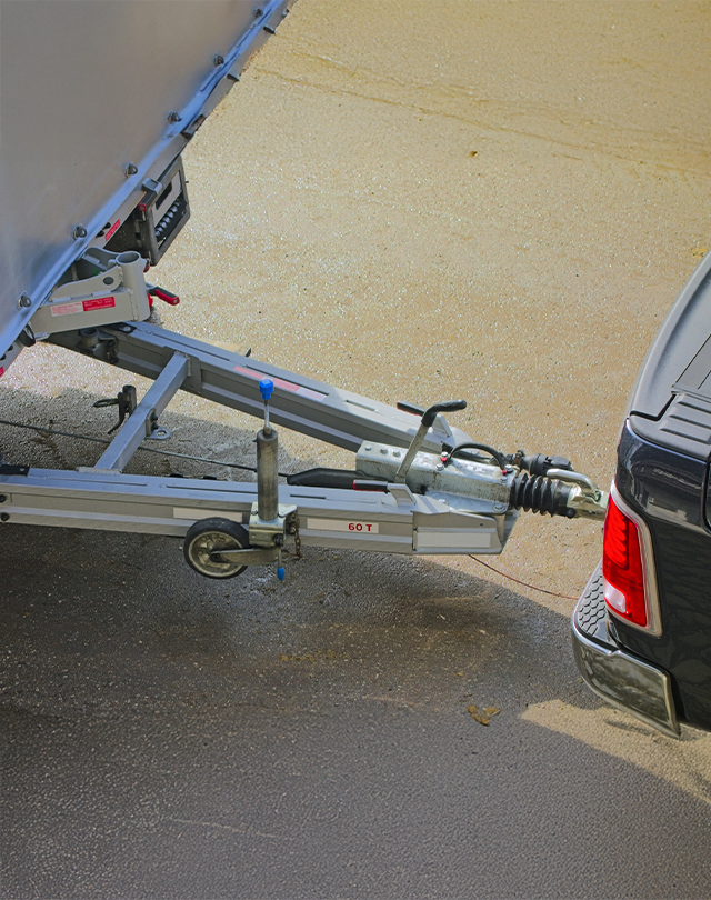 Engate carretinha instalado num Reboque