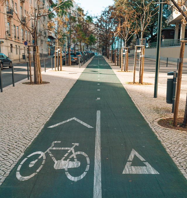 Ciclovia em Lisboa, uma cidade que acompanha o progresso da mobilidade elétrica